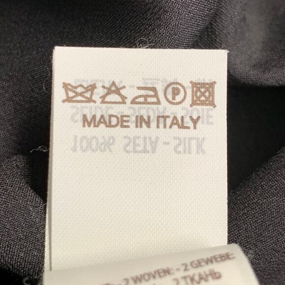 BRUNELLO CUCINELLI Size XL Grey Charcoal Silk Sleeveless Long Evening Gown - Picture 10 of 10